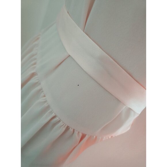 Victoria's Secret Vintage Pink Satin Lace Gold Label 79s 80s Kimono Long Robe M - Picture 4 of 13